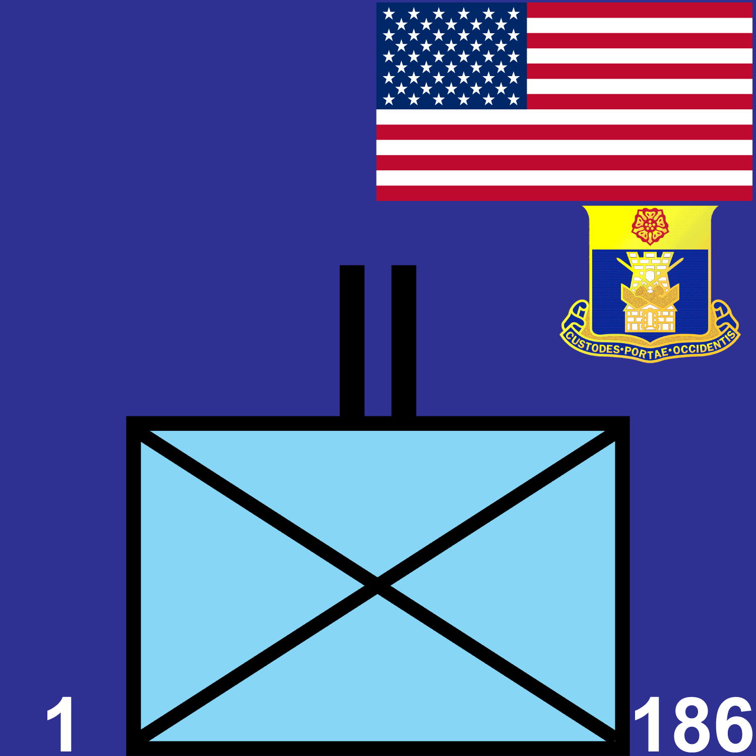 1st Battalion, 186th Infantry Regiment icon